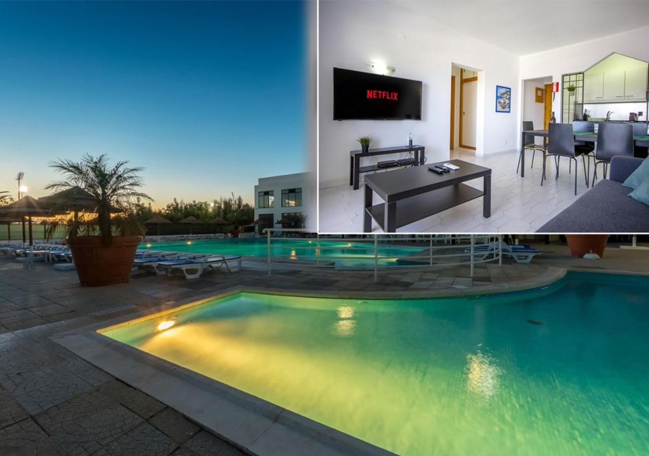 Sea View Apartment - 3 Swimming Pool & Fitness Albufeira Esterno foto